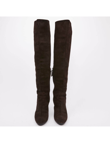 Cuissardes T   GUISEPPE ZANOTTI DAIM MARRON 2