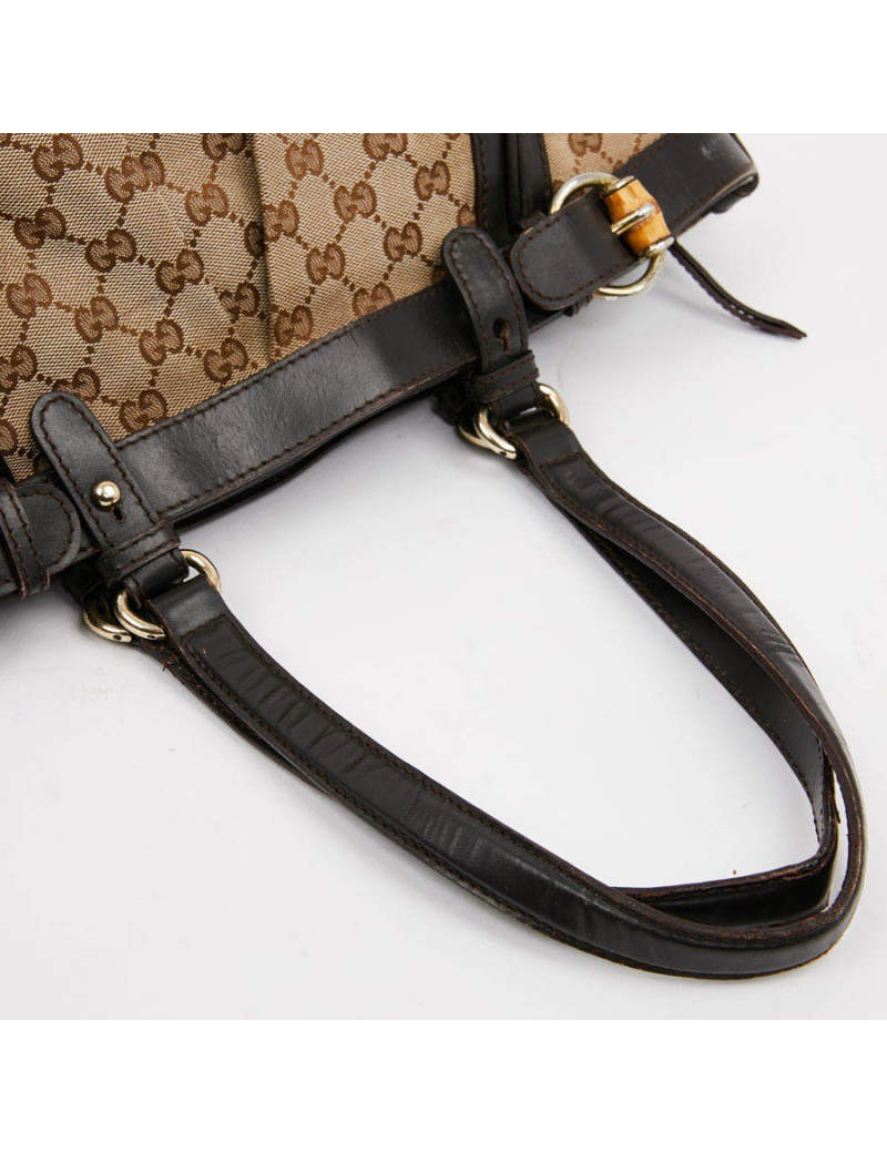 Sac collection Bambou GUCCI toile monogram