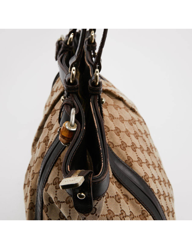 Sac collection Bambou GUCCI toile monogram
