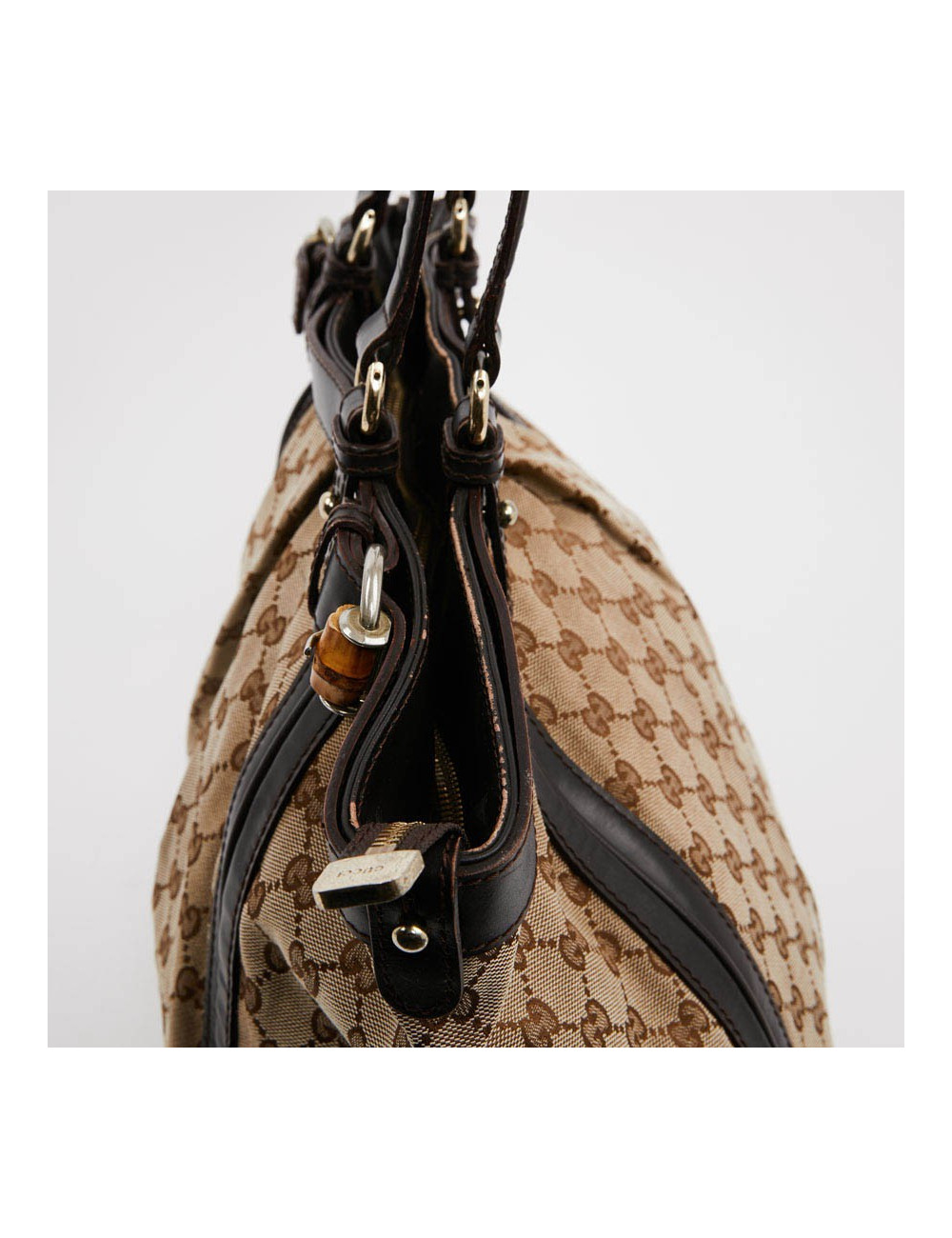 Sac collection Bambou GUCCI toile monogram