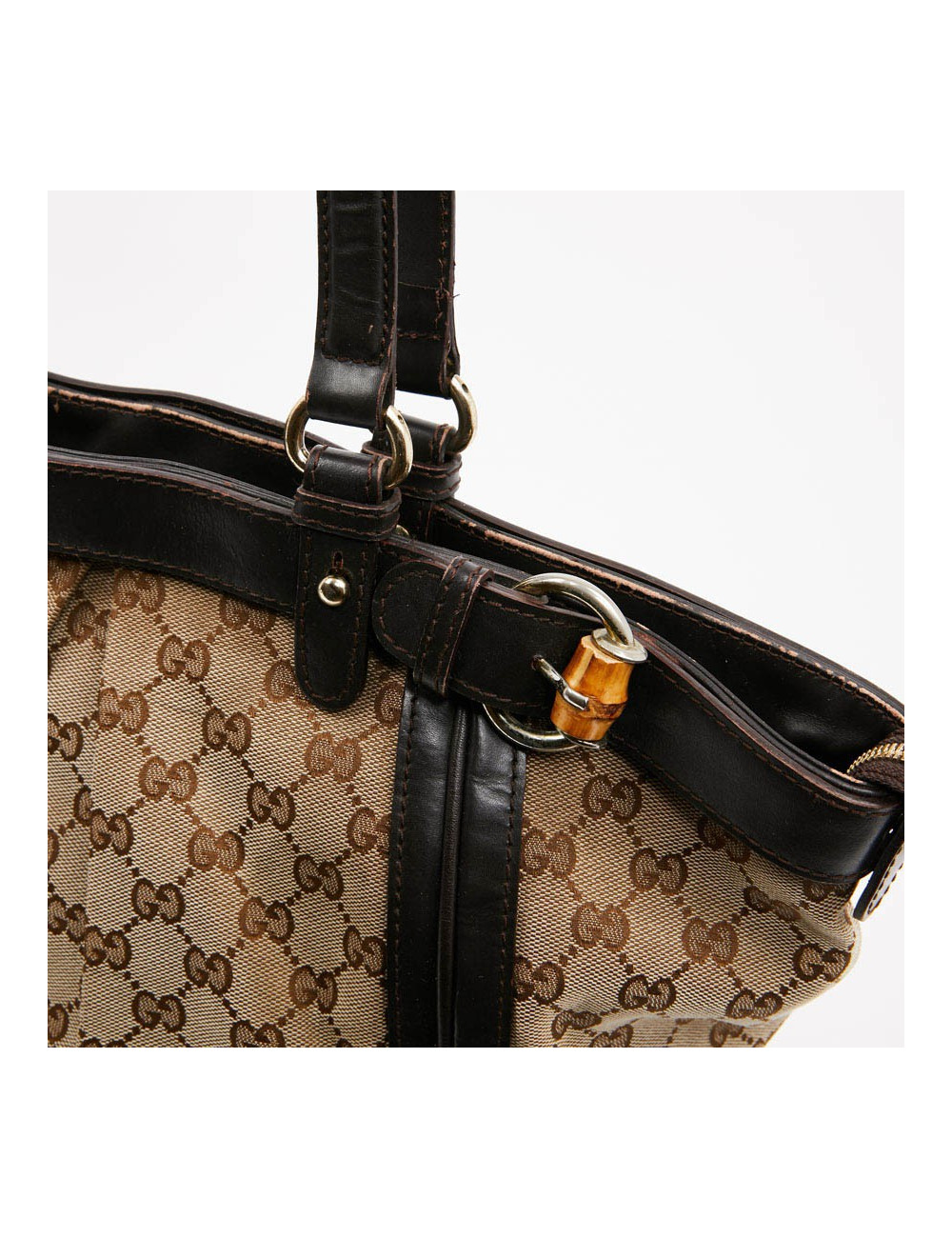 Sac collection Bambou GUCCI toile monogram