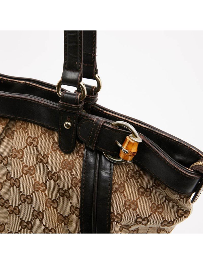 Sac collection Bambou GUCCI toile monogram