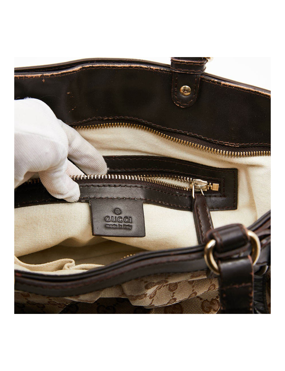 Sac collection Bambou GUCCI toile monogram