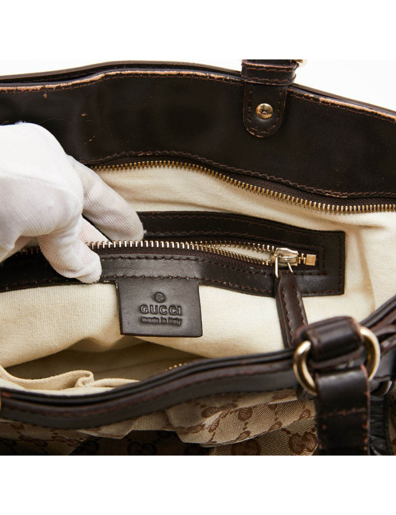 Sac collection Bambou GUCCI toile monogram