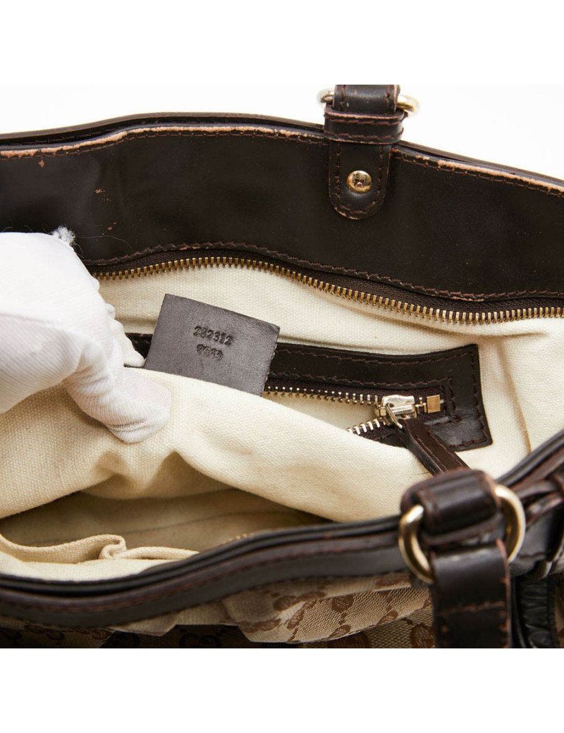 Sac collection Bambou GUCCI toile monogram