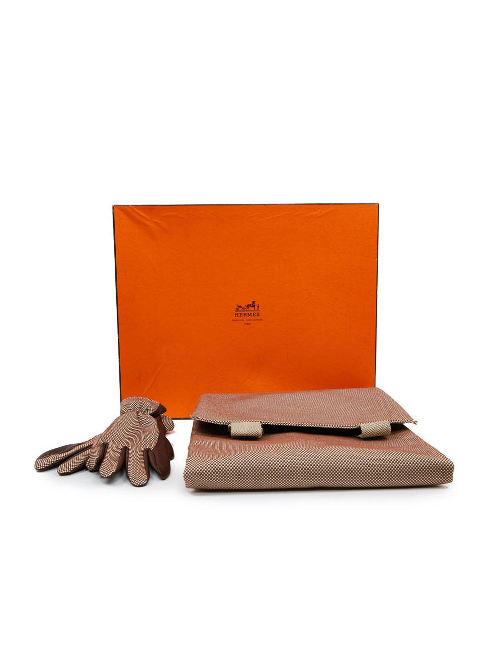 Tablier de jardin HERMES et gants
