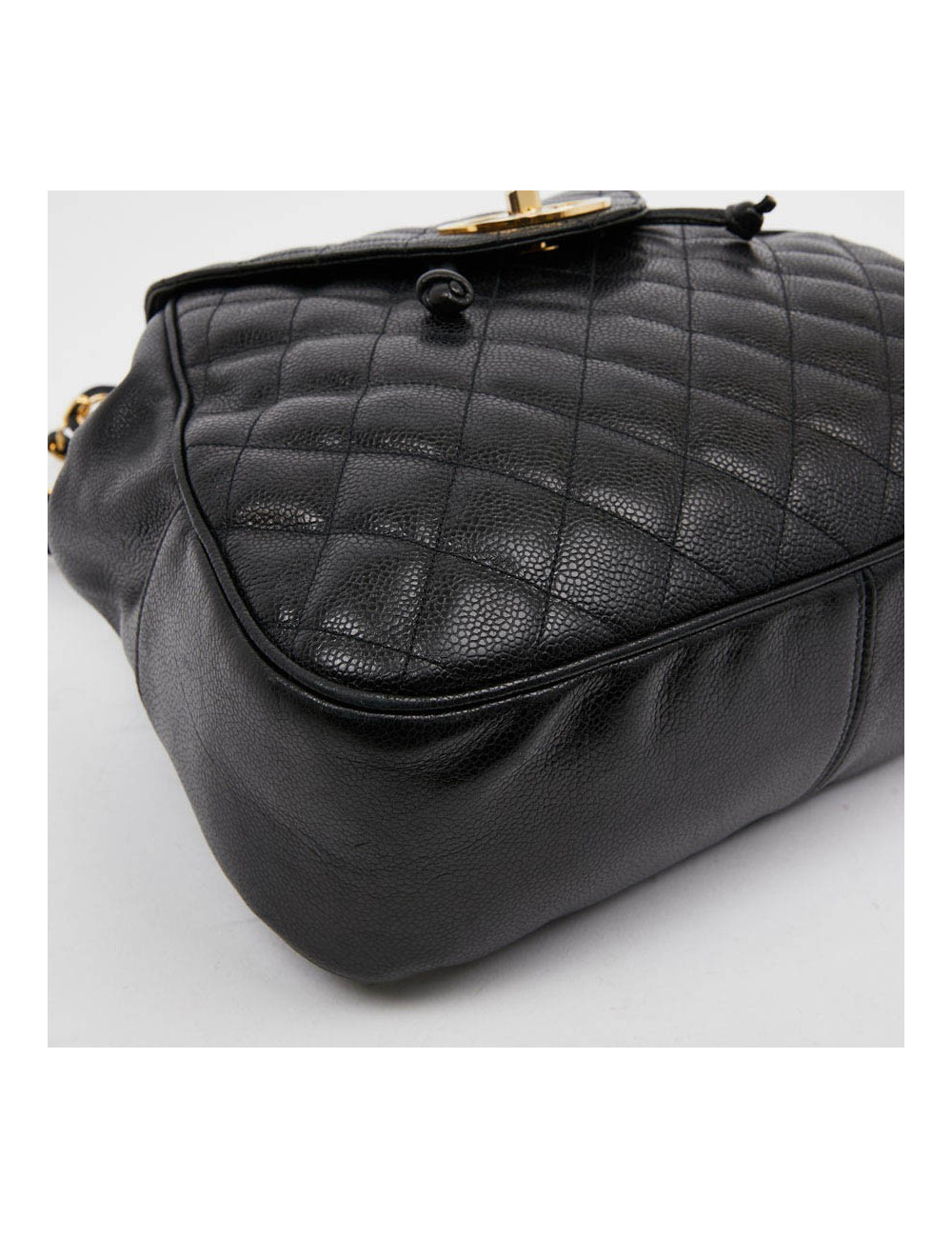 Sac à dos CHANEL cuir noir