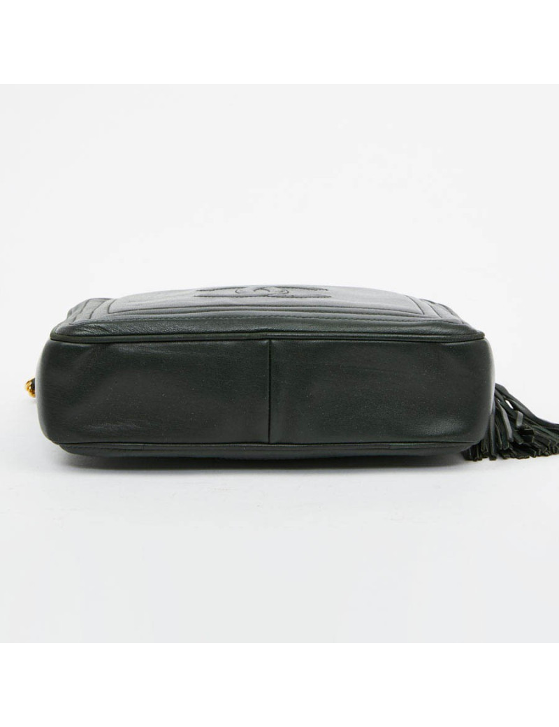 Sac caméra CHANEL vintage vert
