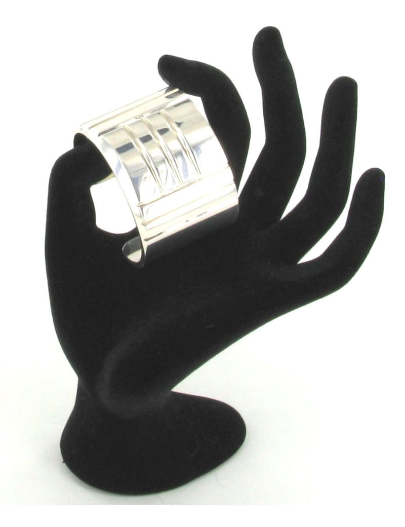 Bracelet HERMES Kellylock GM argent