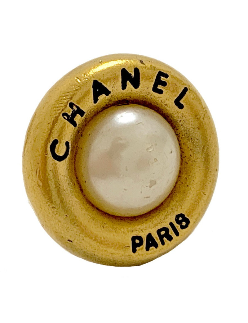 Clips d'oreille CHANEL occasion dorés