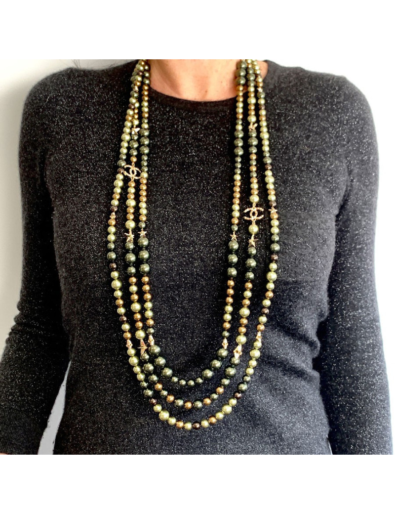 Robe T 38 CHANEL laine imprimé géométrique