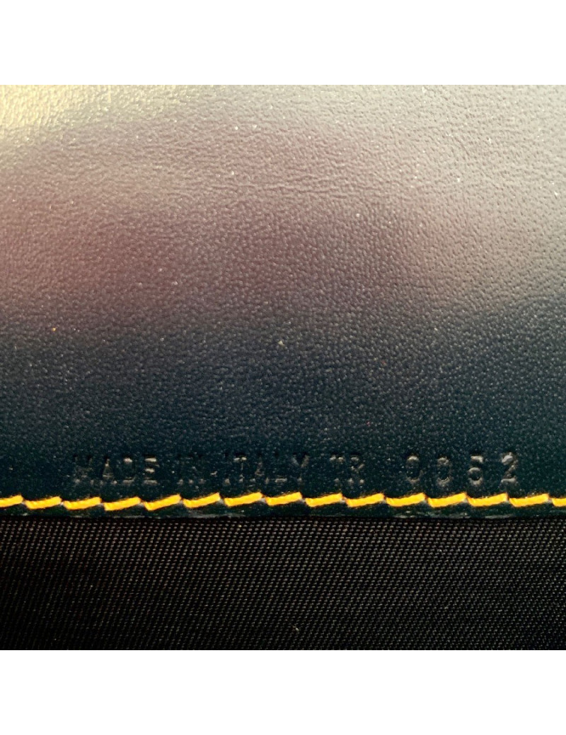 Pochette DIOR toile monogram bleu