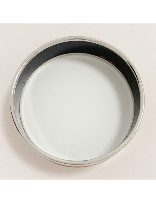 Bracelet HERMES émail orange modèle calèche