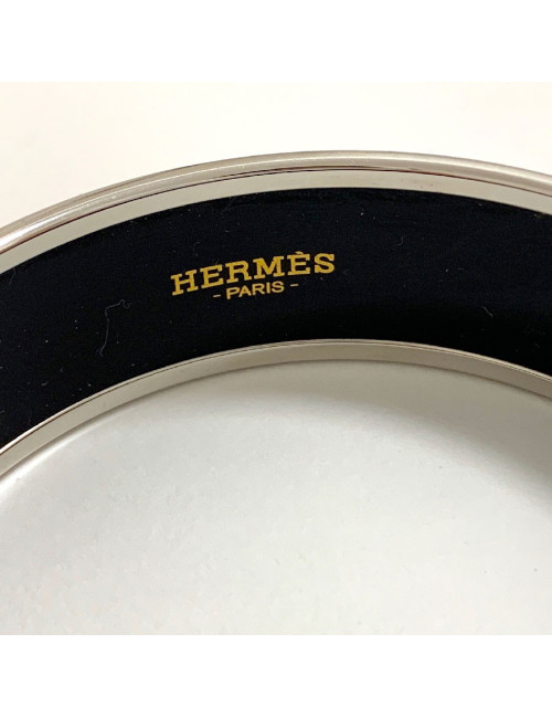 Bracelet en émail HERMES orange