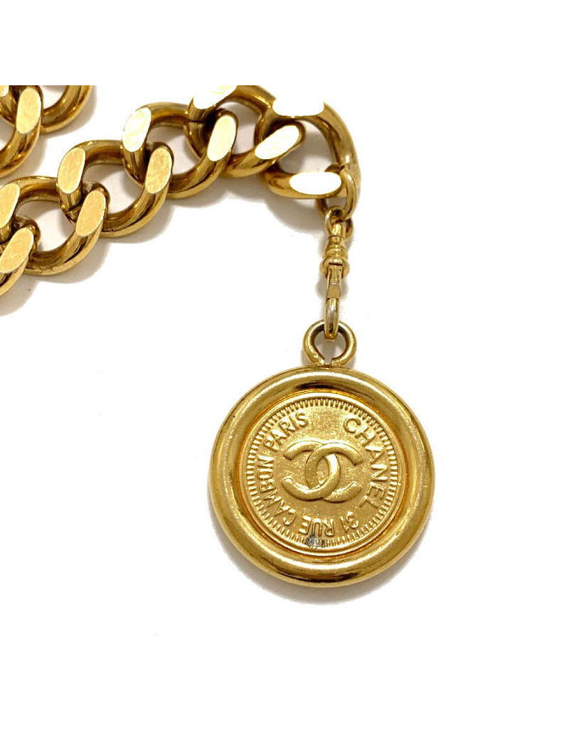 Ceinture CHANEL Vintage chaine dorée 