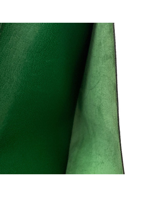 Portefeuille HERMES lézard vert vintage