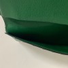 Portefeuille HERMES en lezard vert Vintage