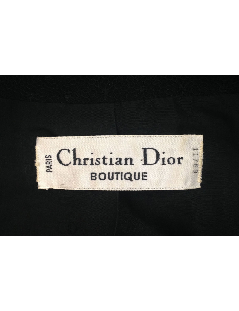 Veste CHRISTIAN DIOR noire T 48