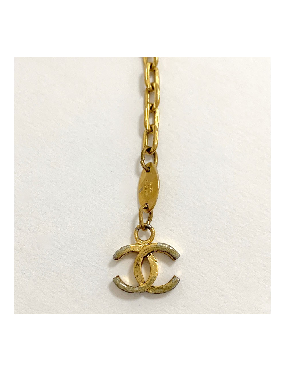 Ceinture CHANEL métal doré vintage