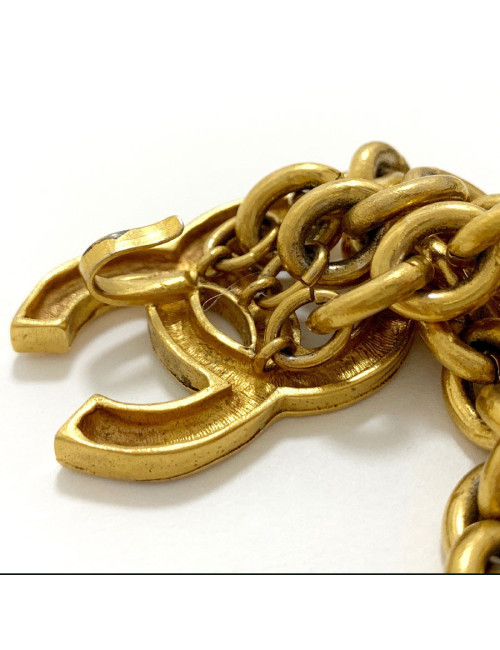 Ceinture CHANEL métal doré vintage