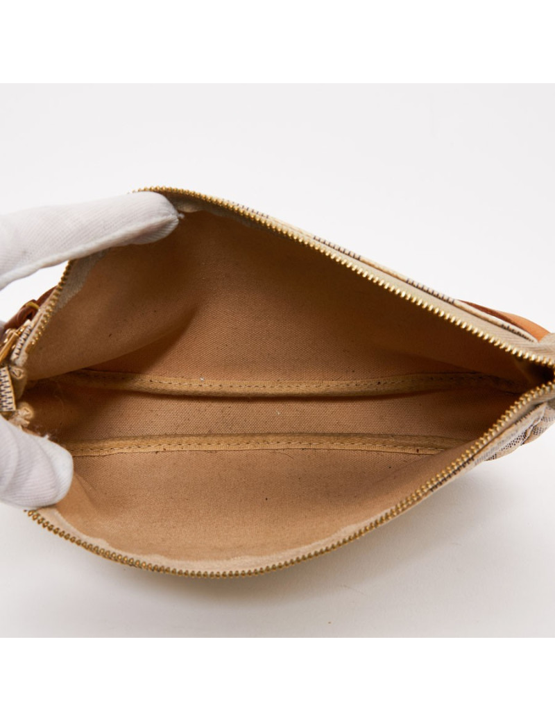 Pochette accessoires LOUIS VUITTON toile damier Azur