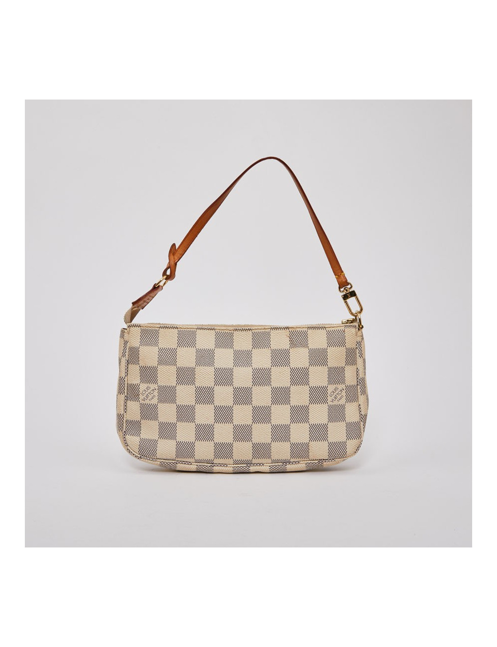 Pochette accessoires LOUIS VUITTON toile damier Azur