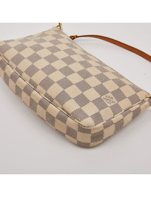 Pochette accessoires LOUIS VUITTON toile damier Azur