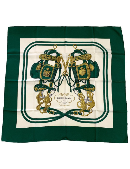 Carré HERMES soie 100% "Brides de Gala"