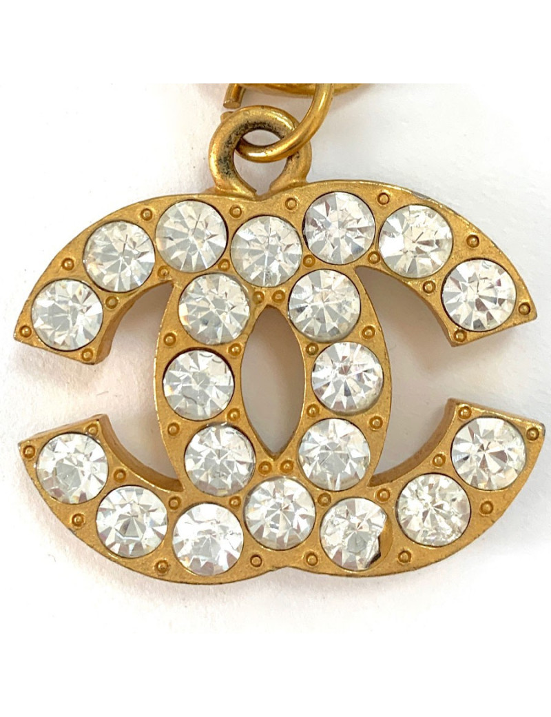 Ceinture imposante CHANEL  chaine et cabochons 80'