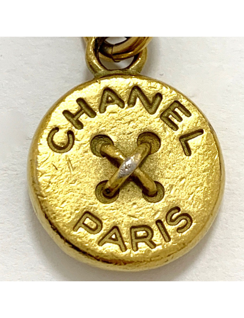 Ceinture chaine CHANEL vintage en métal doré