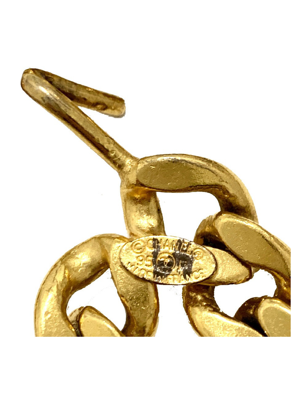 Ceinture chaine CHANEL vintage en métal doré