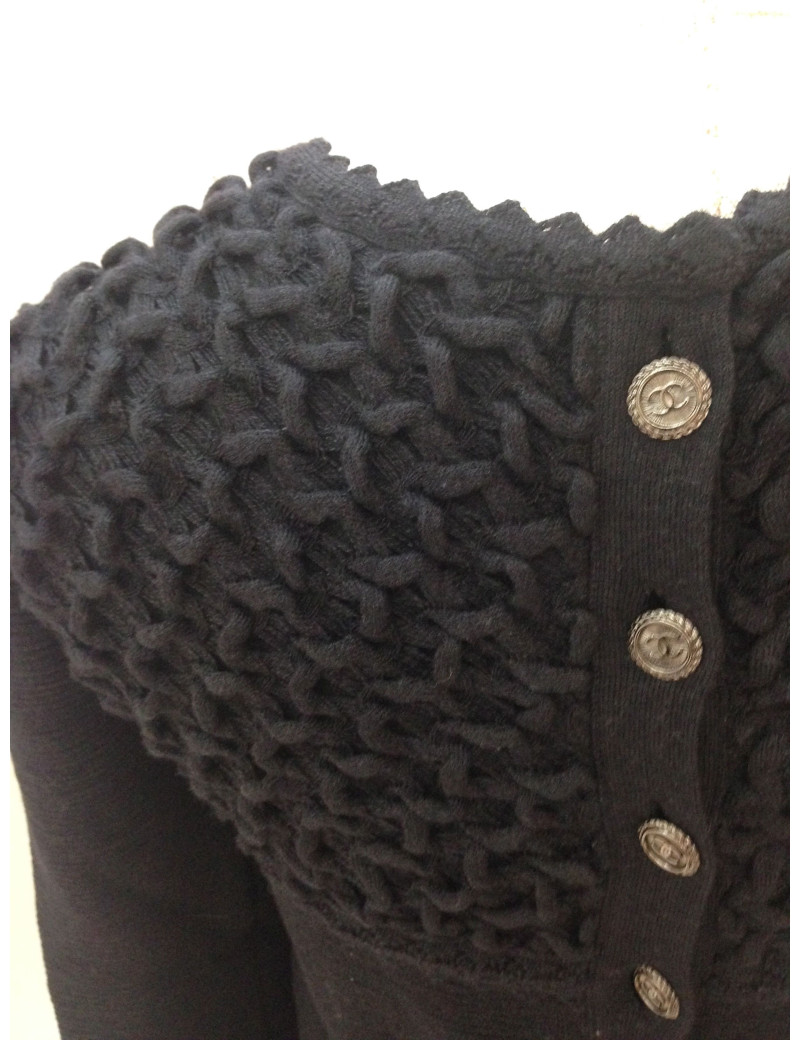 Pull CHANEL noir T 34