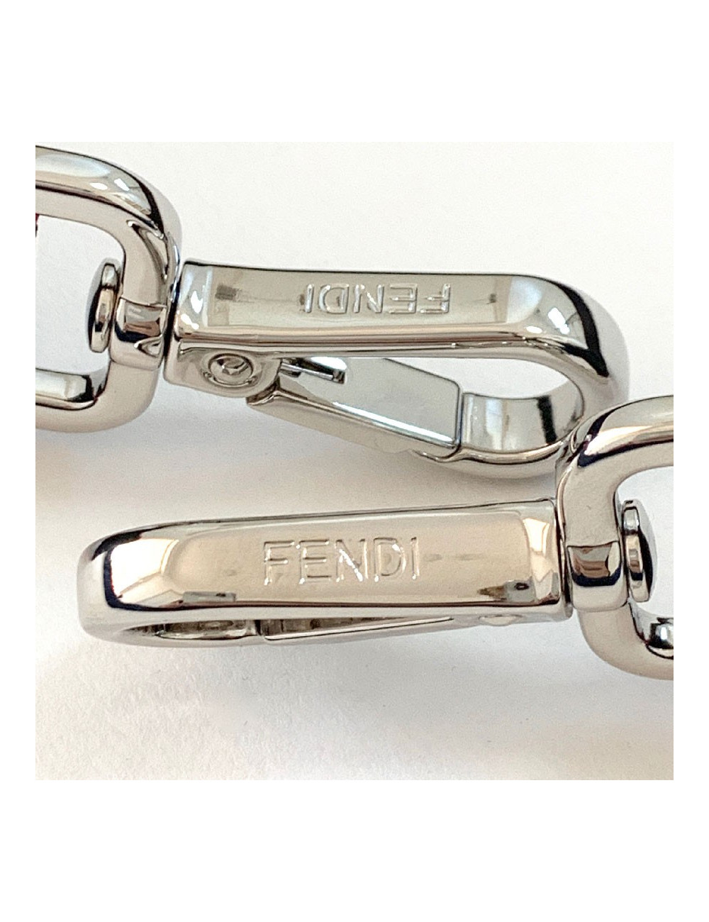 Bandoulière FENDI Strap You en cuir et sequins multicolores