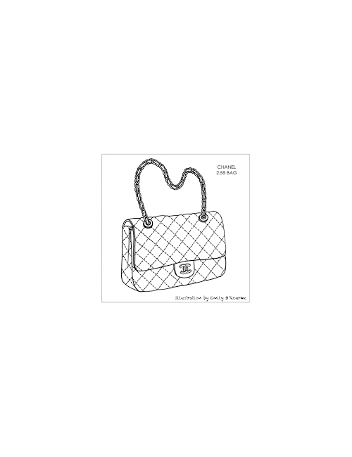 Mini sac du soir CHANEL en satin de soie violet