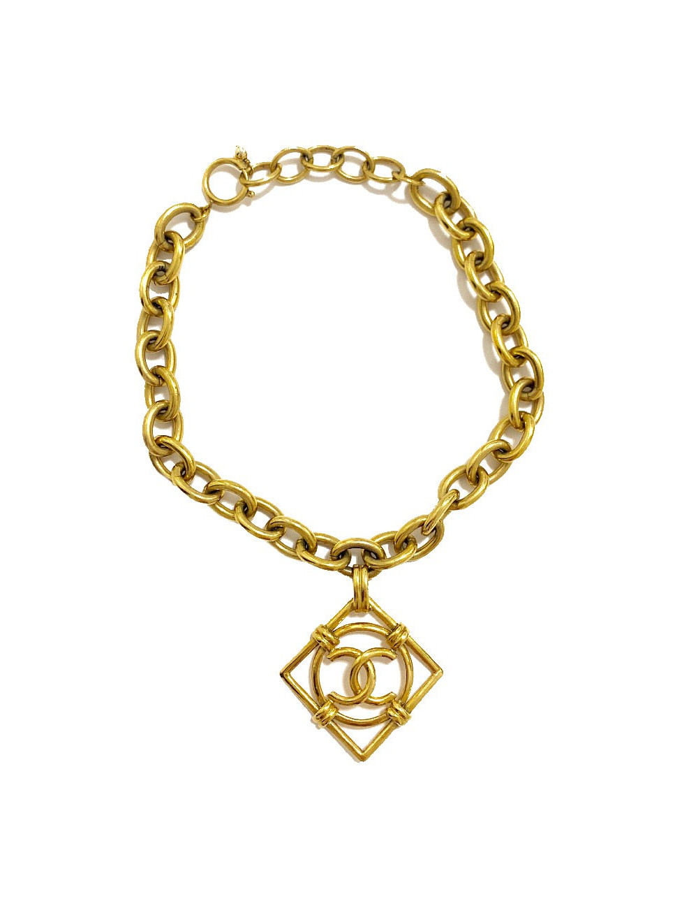 Collier vintage CHANEL doré