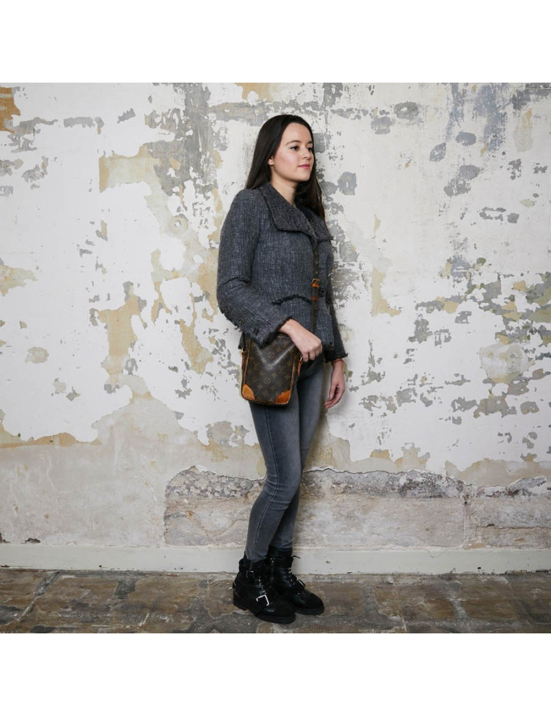 Sac bandoulière LOUIS VUITTON en toile marron