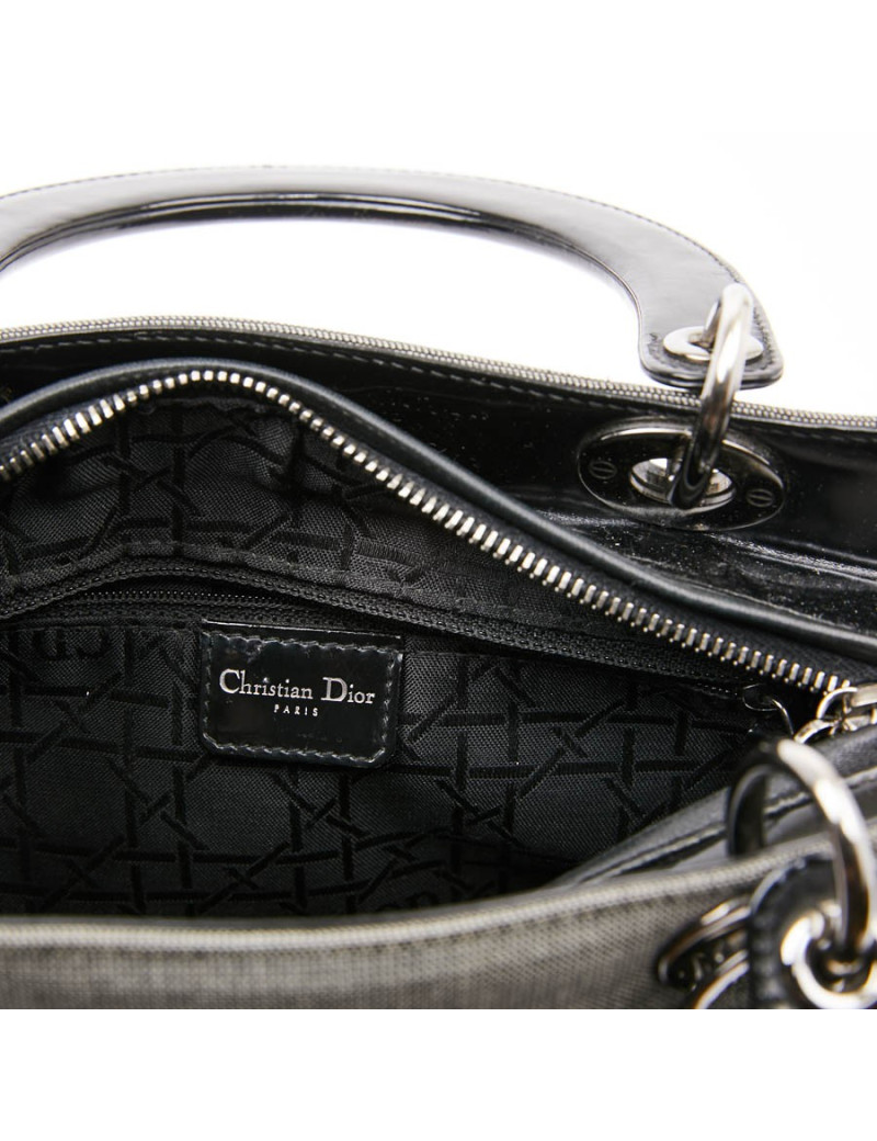 Sac Lady Dior gris
