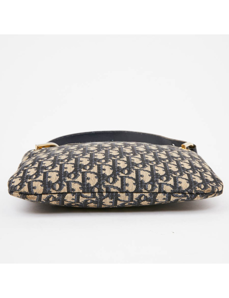 Sac vintage DIOR toile monogram bleu