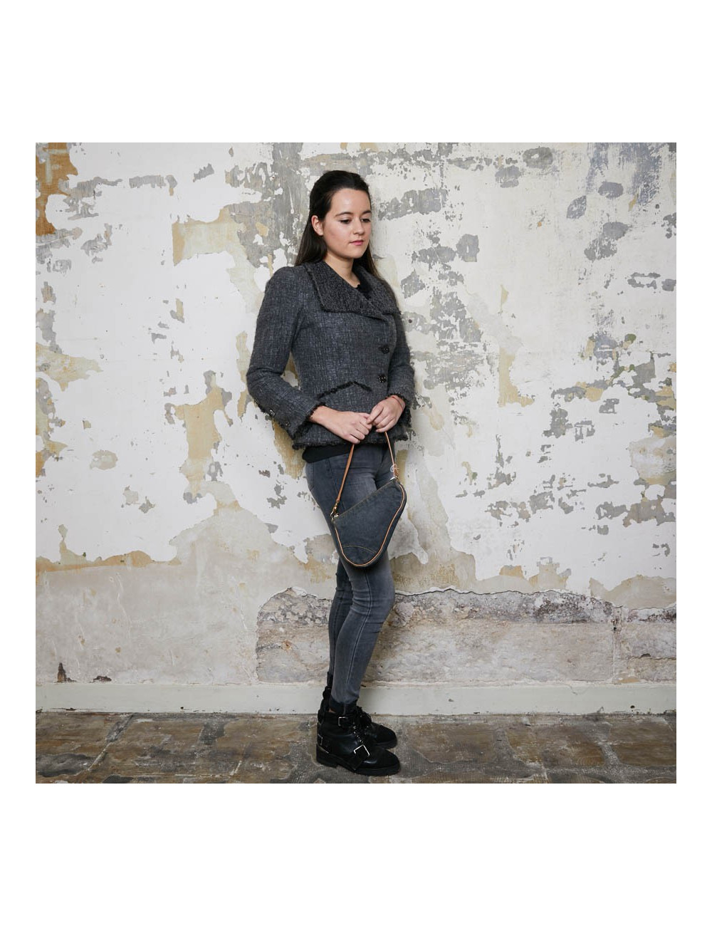 Saddle DIOR bleu jean