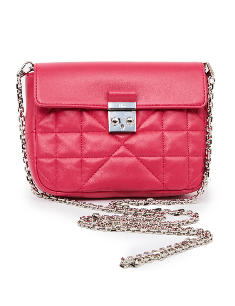 Pochette avec bandoulière DIOR cuir matelassé 