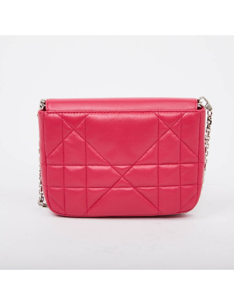 Wallet on chain DIOR Miss Dior cuir matelassé 