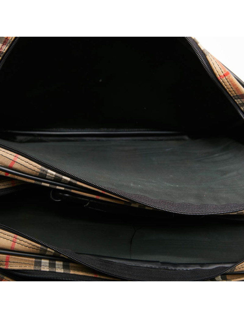 Sac weekend BURBERRY toile monogram beige