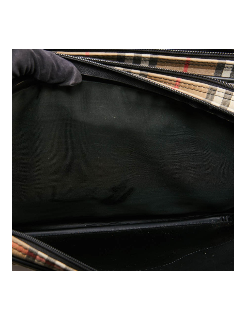 Sac weekend BURBERRY toile monogram beige