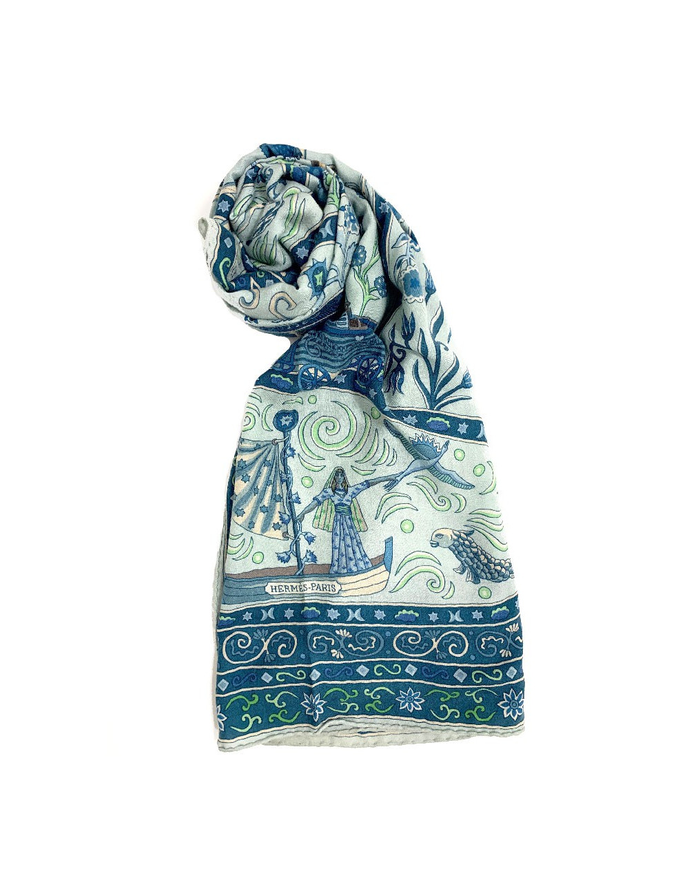 A NETTOYER Carré Hermes " Peuple du vent " 