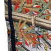 Echarpe homme Hermes cachemire marron dessin branches de bambou