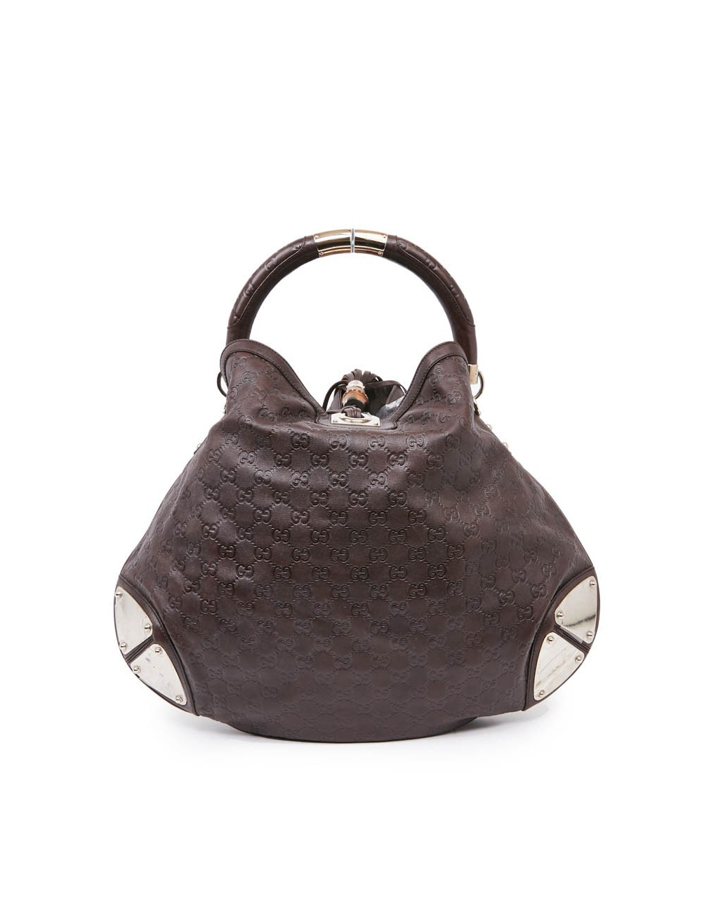 Sac GUCCI Indy cuir monogram marron