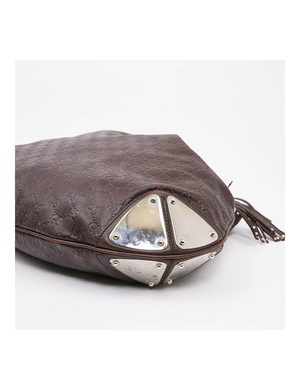 Sac GUCCI Indy cuir monogram marron