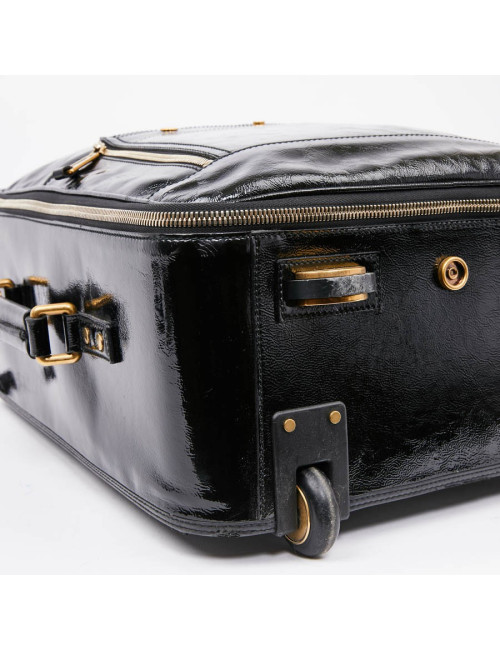 Valise YSL cuir verni noir