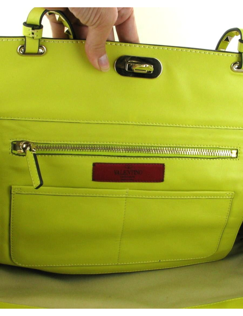 Sac VALENTINO vert studd