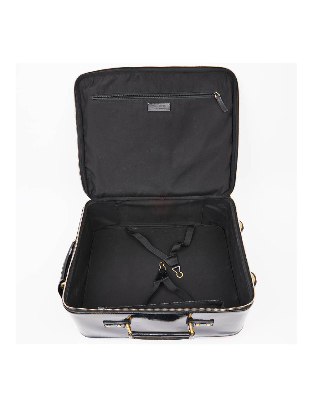 Valise YSL cuir verni noir